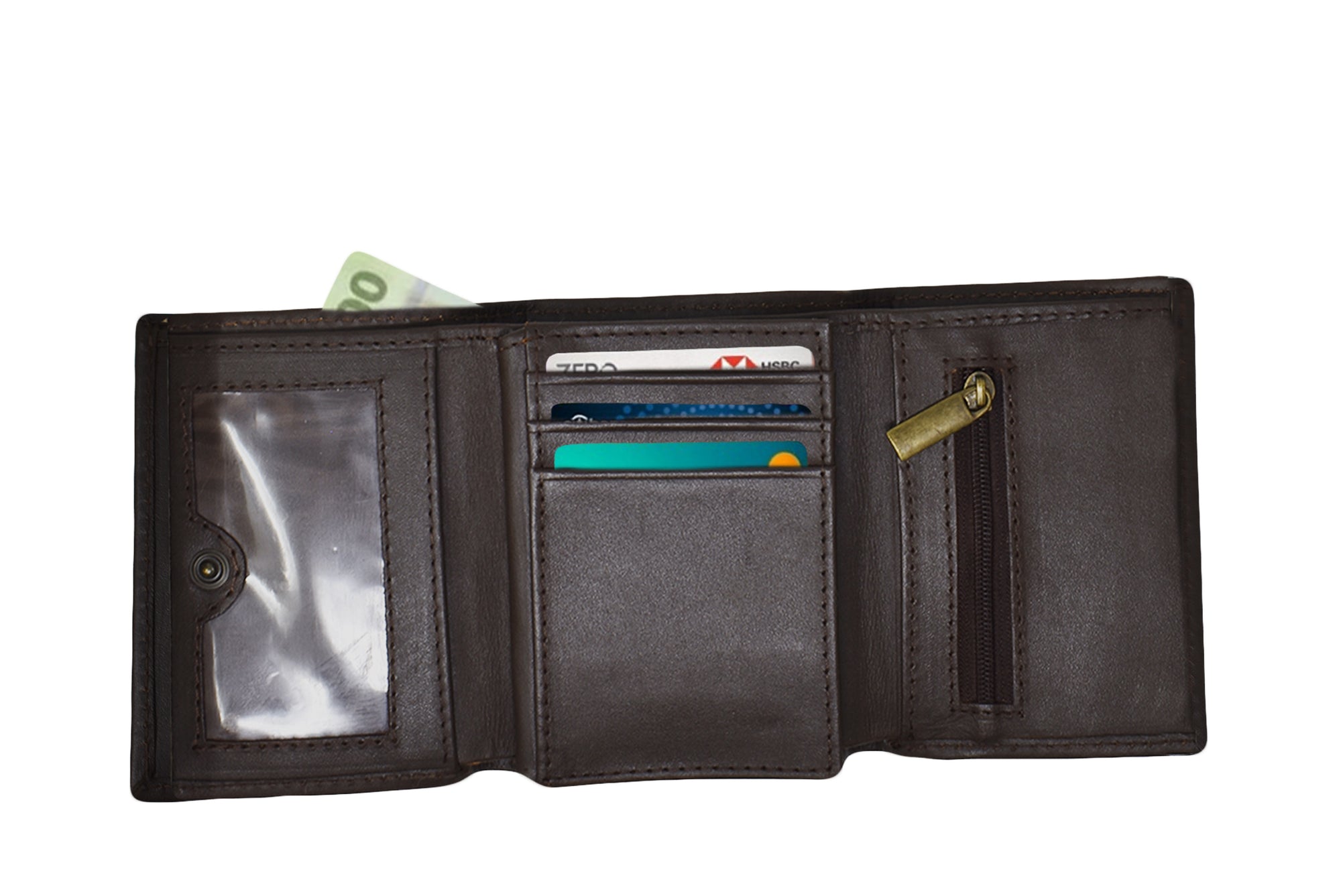 Cartera pin café